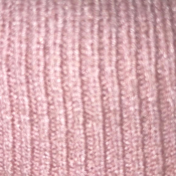 Forever 21 Dusty Pink Mauve Open Front Wrap Sweater Medium M - Picture 5 of 6